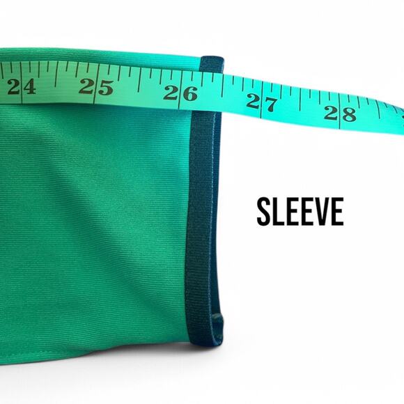 Nike Pro Dri-Fit Half Zip Mock Neck Women’s-Turquoise/Aqua-Size Small - Picture 9 of 12